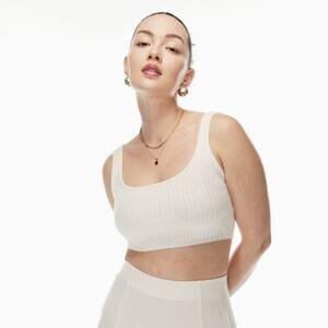 Aritzia Wilfred Manila Ribbed Scoop-Neck Sweater Tank